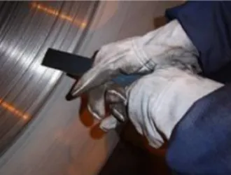 Check the materials for opening the package on the side Check the materials for opening the package on the side