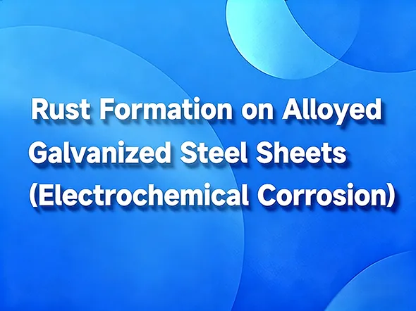 Rust Formation on Alloyed Galvanized Steel Sheets (Electrochemical Corrosion)